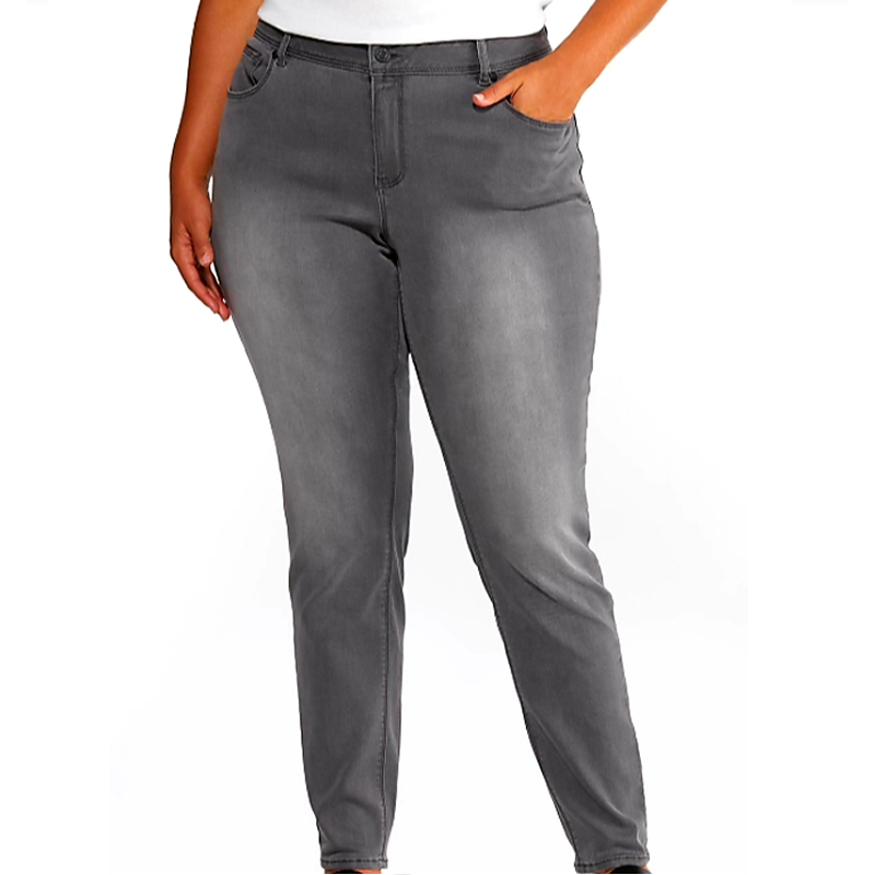 Plus-size Mid Rise Jeggings